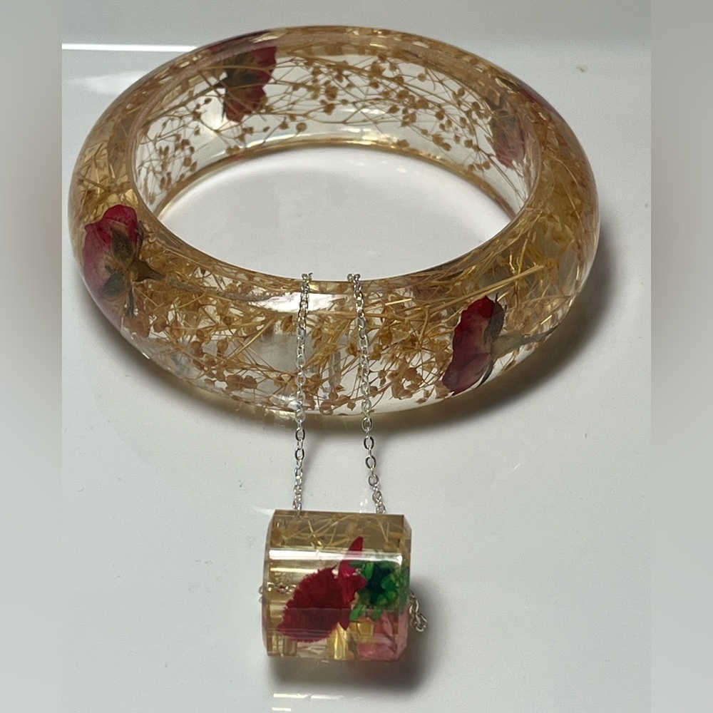 Resin Set ~ Bangle Bracelet / Necklace